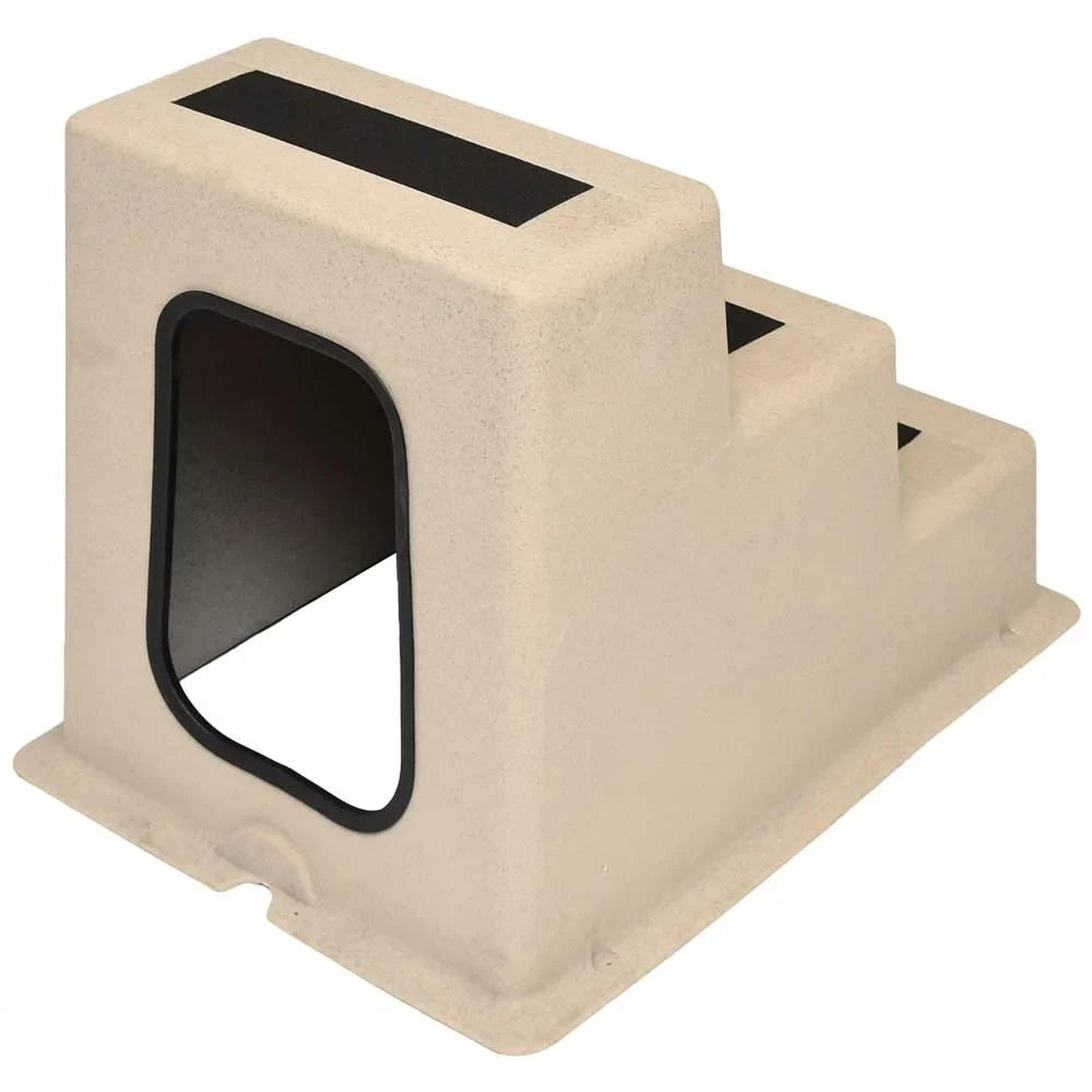 Taylor Made ship Dock Step 44300 | Triple Tread Sandstone Polyethylene