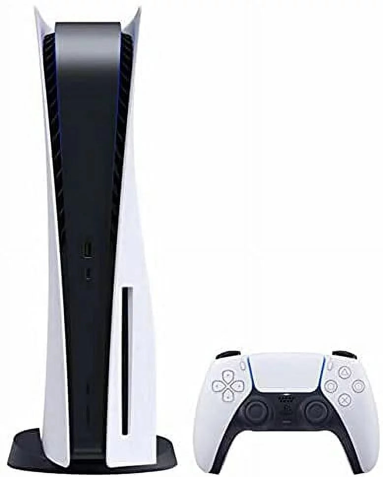 TEC  PlayStation_PS5 Gaming Console (Disc Version) with One Extra Controller Bundle