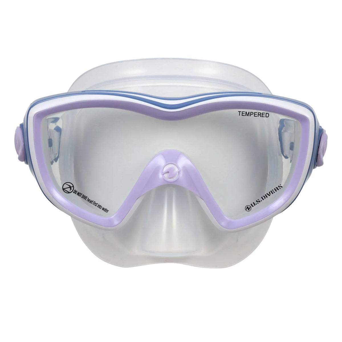 Divers Kalani Women's Snorkeling Set  (Purple-White) s/m. U.S