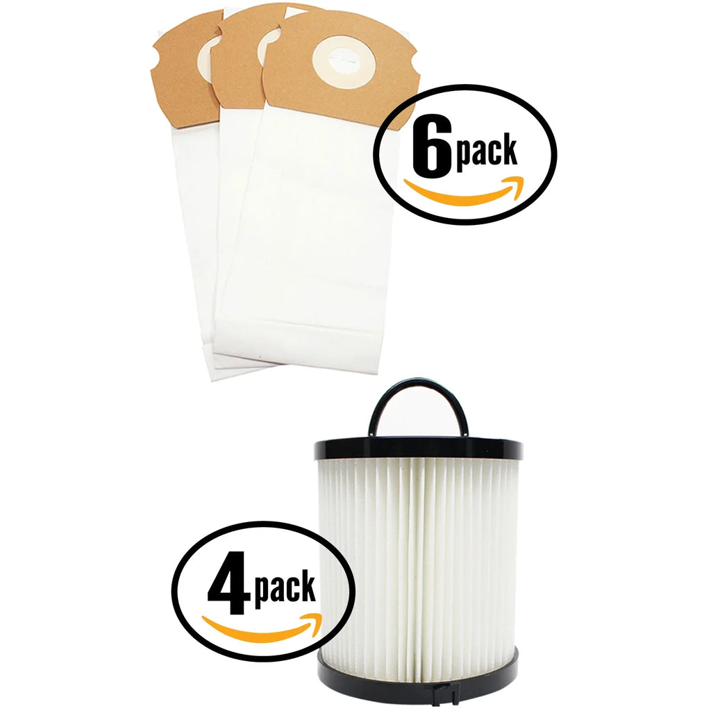 18 Replacement Eureka AirSpeed Gold AS1001A Vacuum Bags & 4 Dust Cup Filter - appropriate Eureka AS Vacuum Bag & DCF-21 Filter