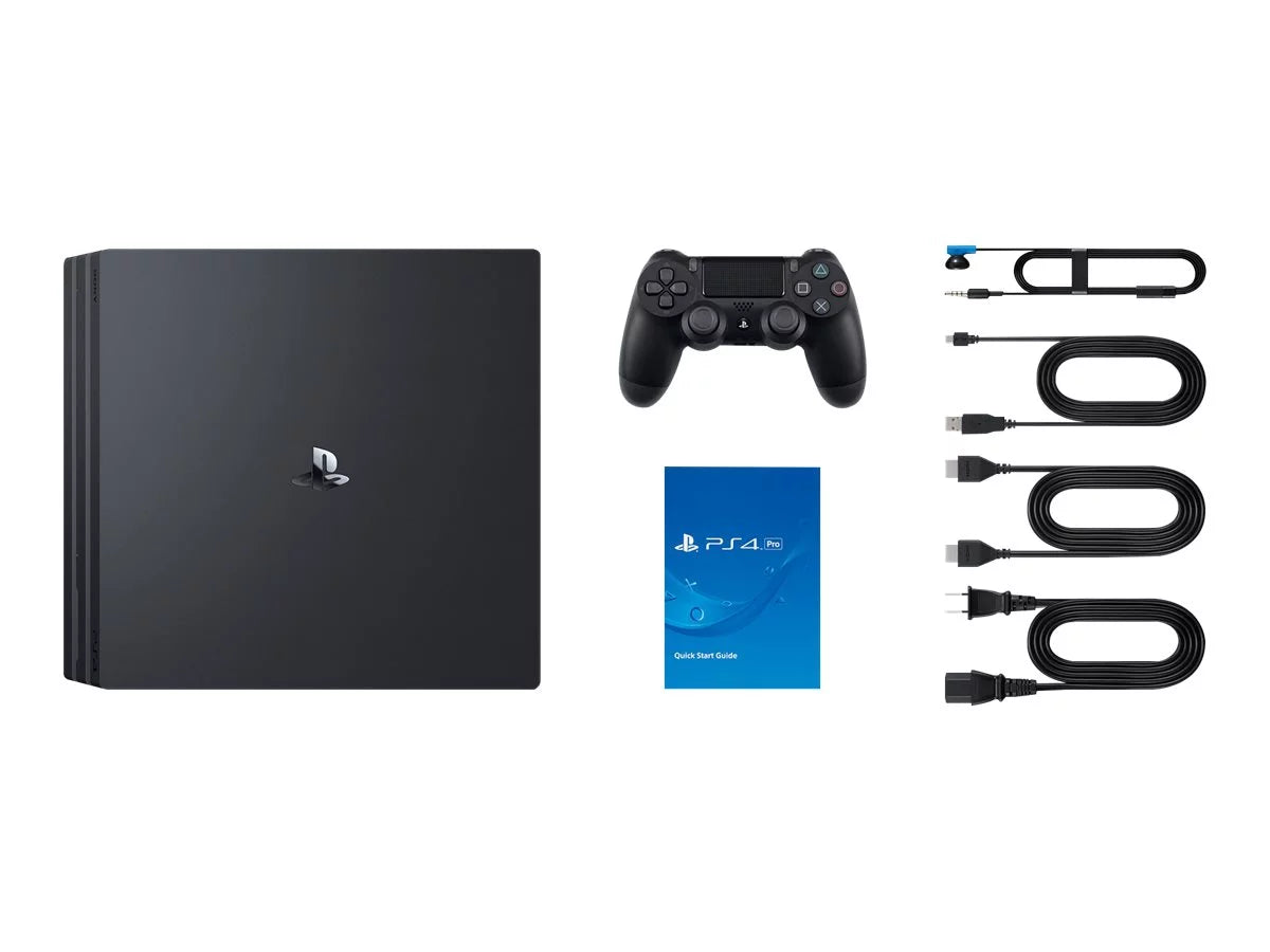 Restored  PlayStation 4 Pro 1TB Gaming Console - Wireless Game Pad - Black (Refurbished)