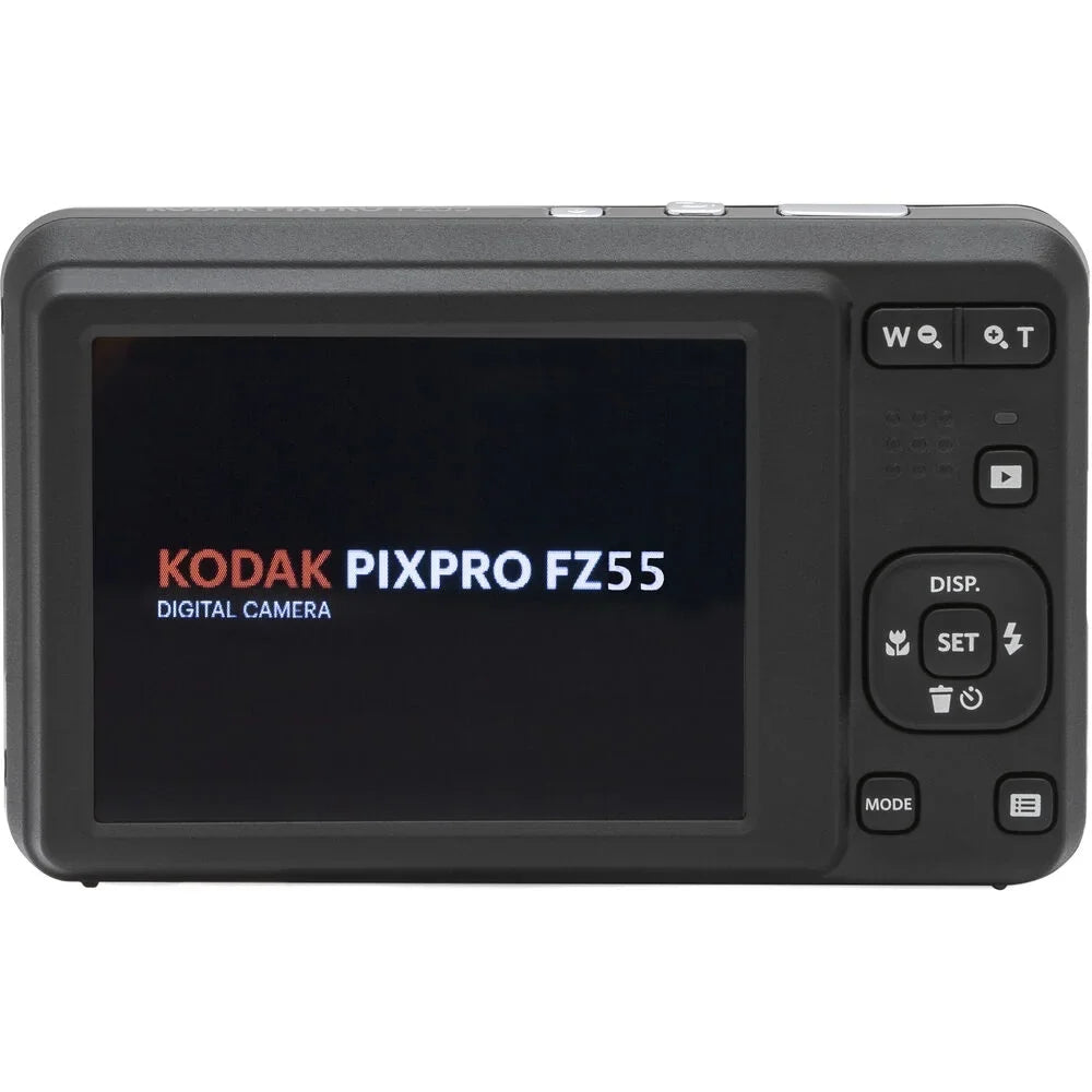 Kodak PIXPRO FZ55 Digital Camera (Black)+ Spider Tripod + Case - 64GB Kit