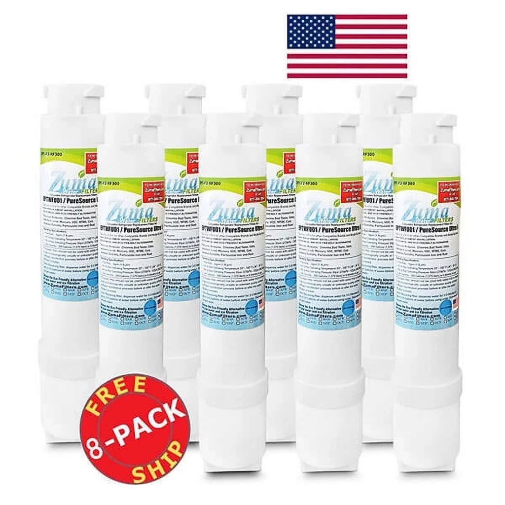 ZUMA Brand , moisture and Ice Filter , suitable with FPBS2777RF0 - 8 Pack - Made in U.S.A.