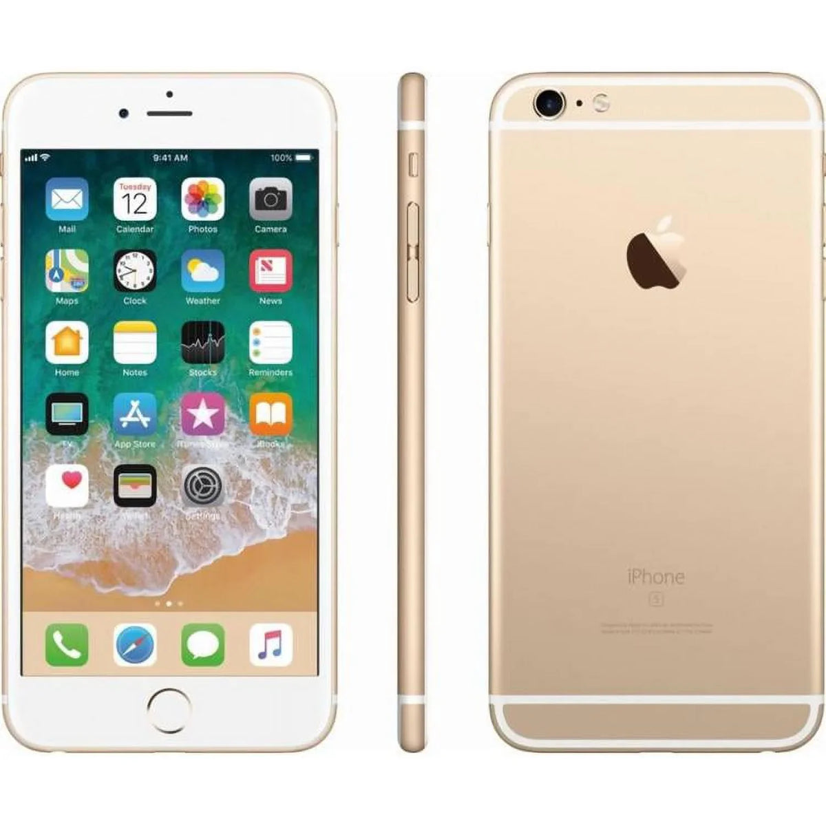 Pre-Owned  iPhone 6S Plus, GSM Unlocked 4G LTE- Gold, 16GB (Refurbished: Good)