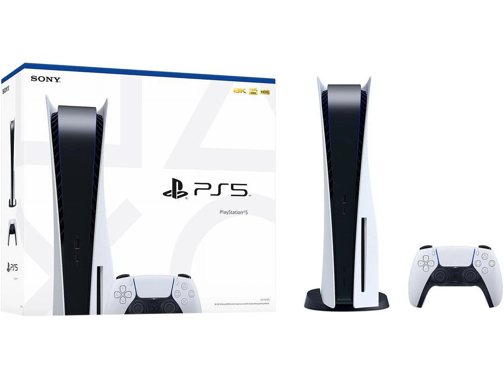 TEC  PlayStation_PS5 Gaming Console (Disc Version) with One Extra Controller Bundle