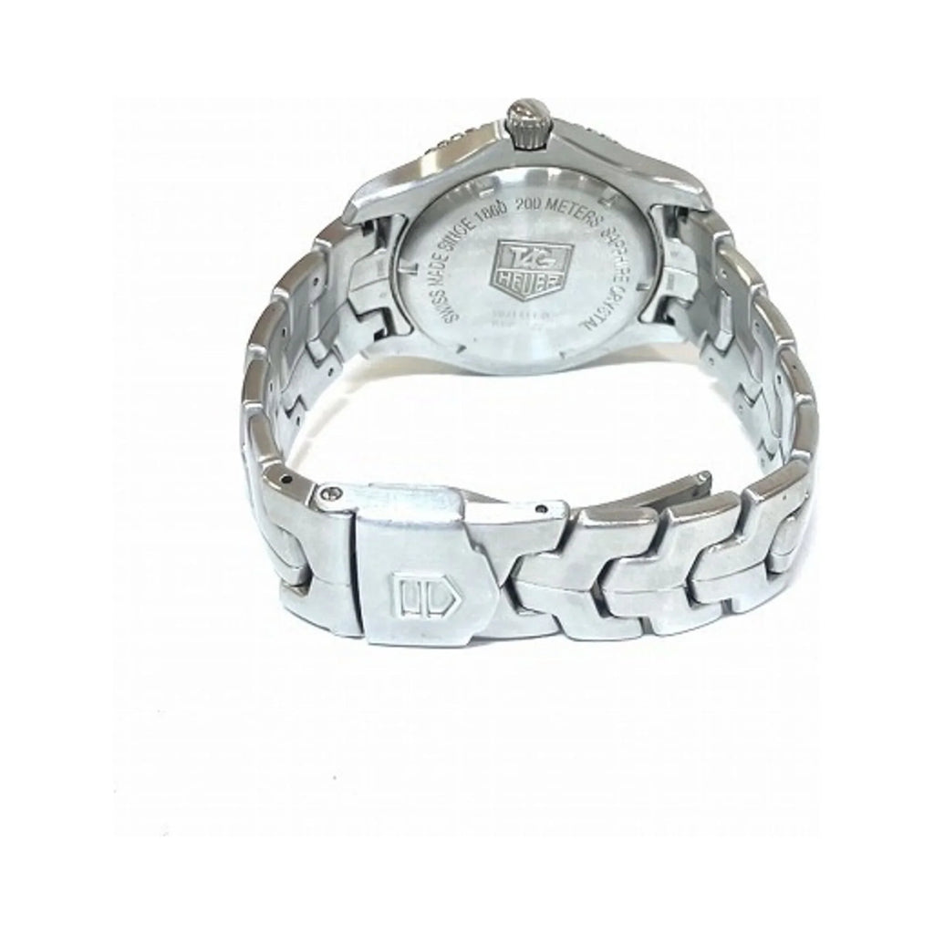 Pre-Owned Tag Heuer Link Date WJ1111 Quartz Silver Dial Watch Men's (Good)