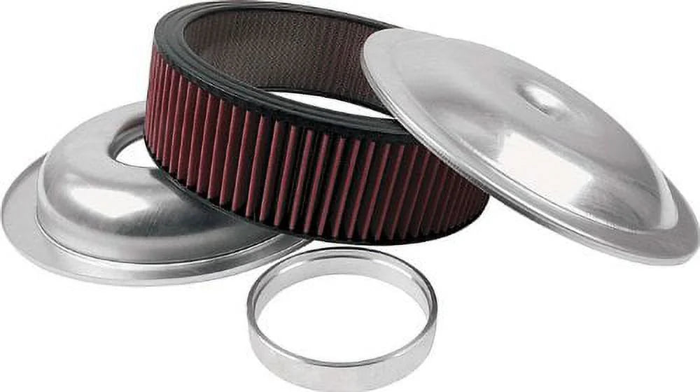 Washable Element - Plain. Lightweight Air Cleaner Kit 3 in. Allstar Performance  14 in