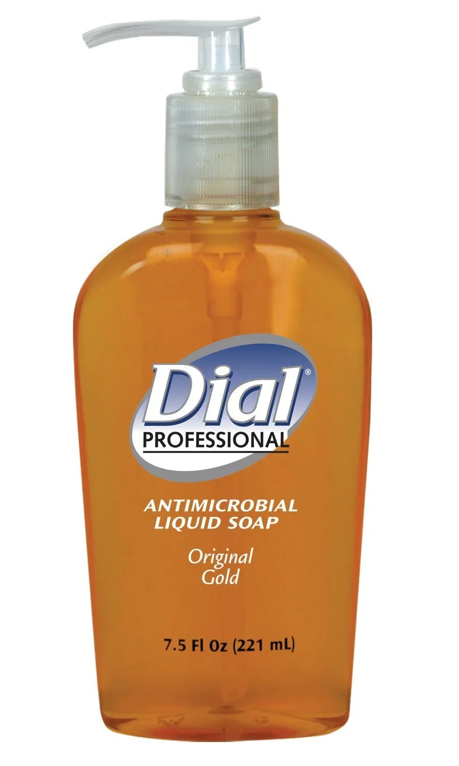 12-Pack. Dial Professional 84014 Liquid Dial Gold Antimicrobial Soap Decorative Pump 7.5 Oz