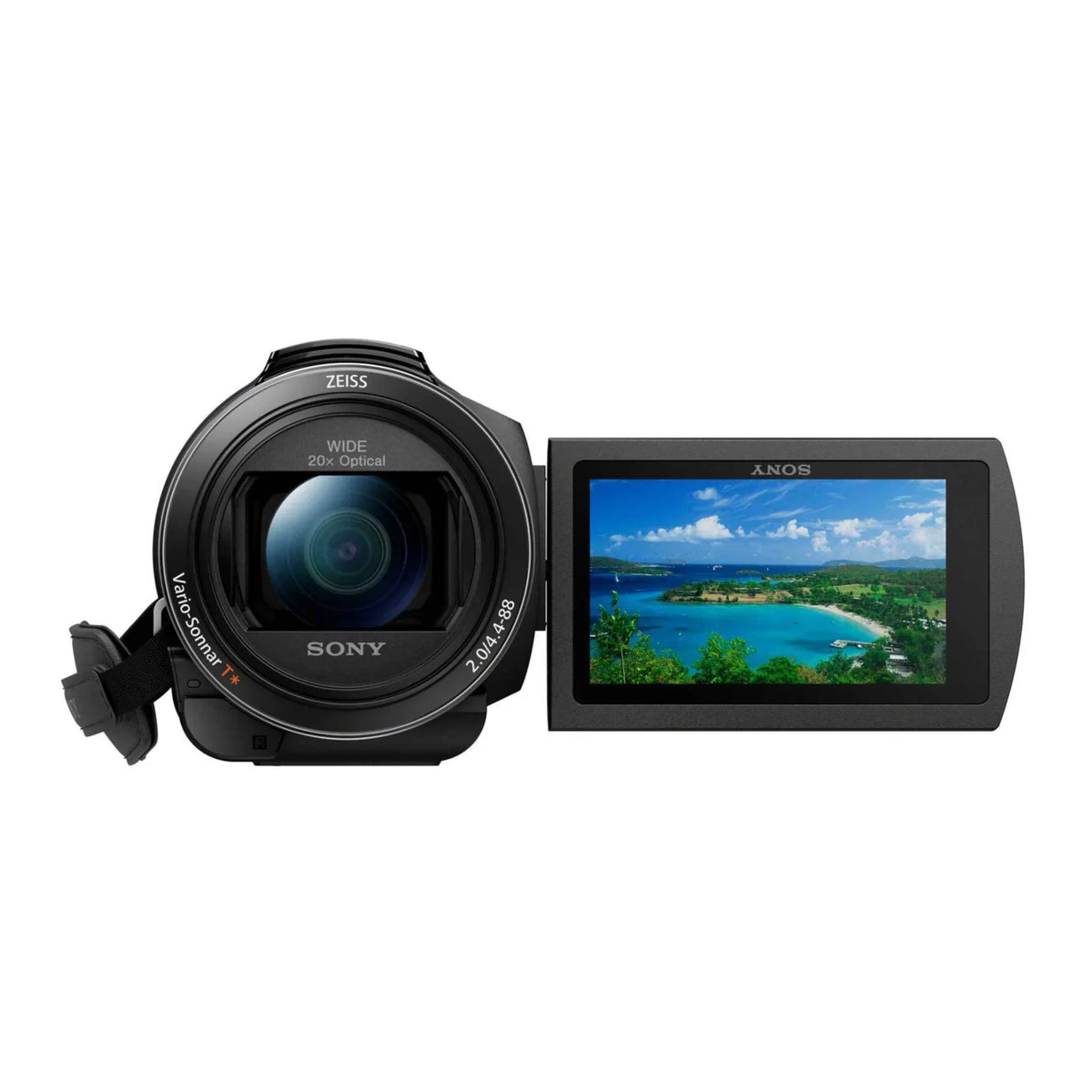 FDR-AX43 4K UHD Handyman Camcorder with Bag, Tripod and Accessory Bundle