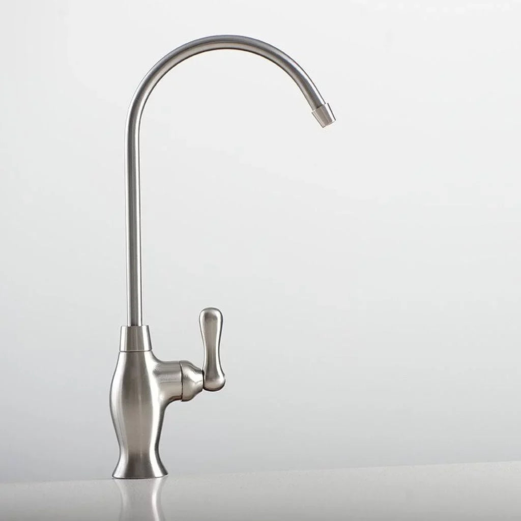 Euro-style Ceramic Disk Long-reach Non-Air Gap NSF Faucet - Brushed Nickel