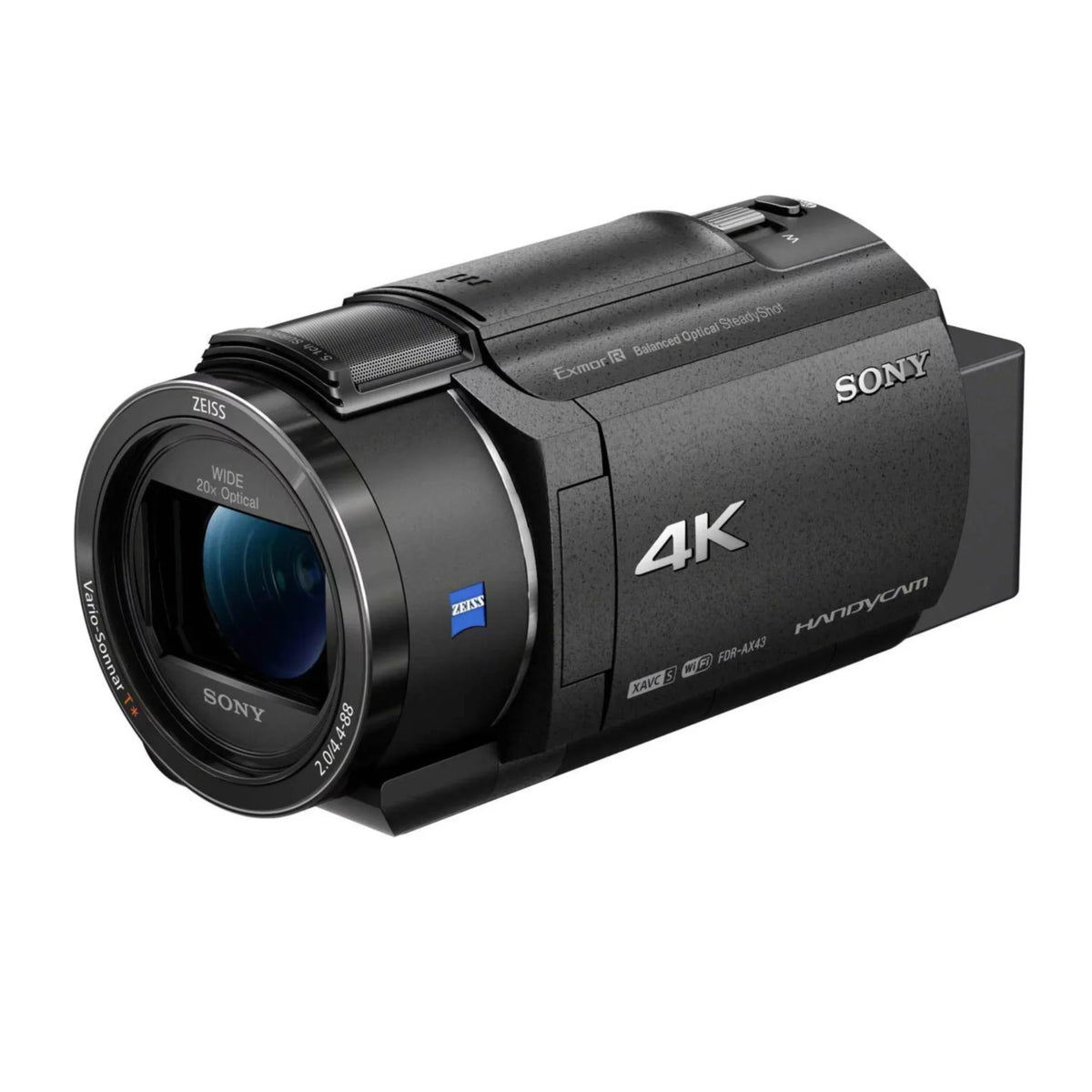 FDR-AX43 4K UHD Handyman Camcorder with Bag, Tripod and Accessory Bundle
