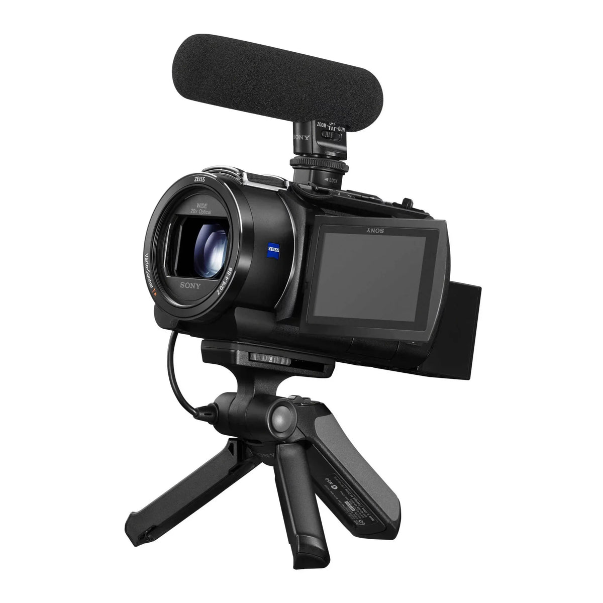 FDR-AX43 4K UHD Handyman Camcorder with Bag, Tripod and Accessory Bundle