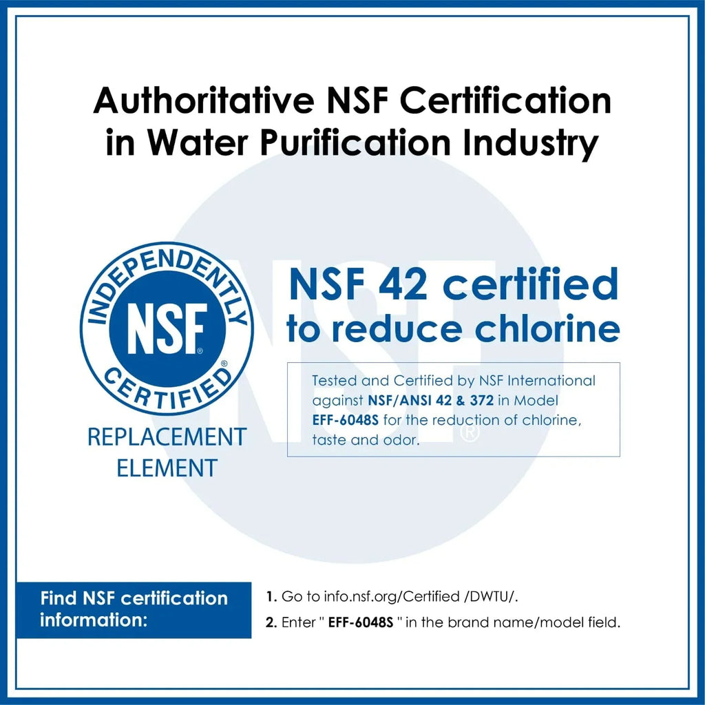 Waterdrop XWF NSF Certified Replacement for GE® XWF Refrigerator aqua Filter, 1 Filter (Package may vary)