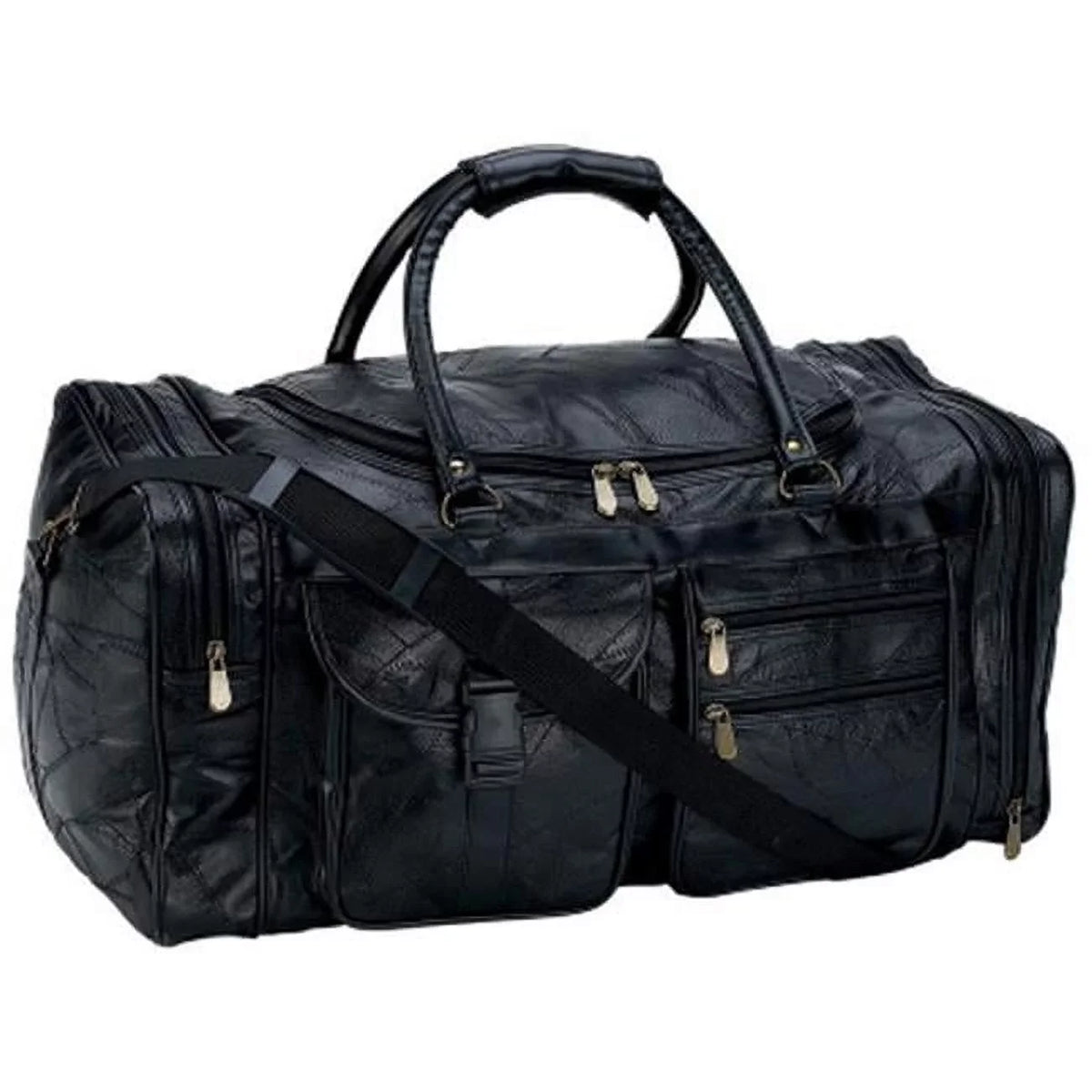 Leather Cowhide Duffle Bg. 25 in