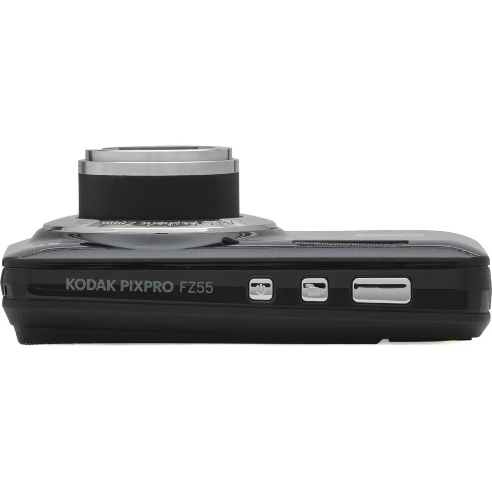 Kodak PIXPRO FZ55 Digital Camera (Black)+ Spider Tripod + Case - 64GB Kit