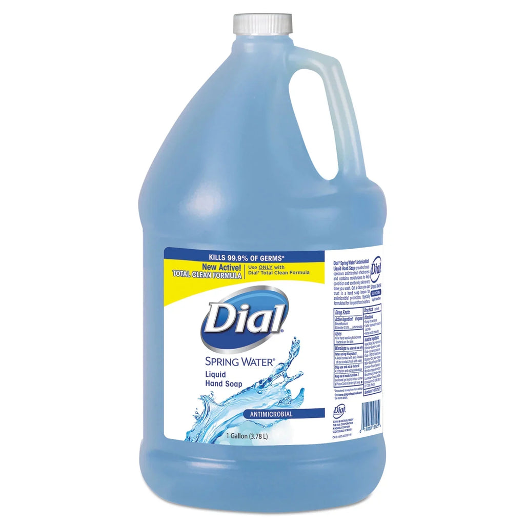 Antibacterial Liquid Hand Soap, Spring liquid, 1 Gal | Bundle of 5