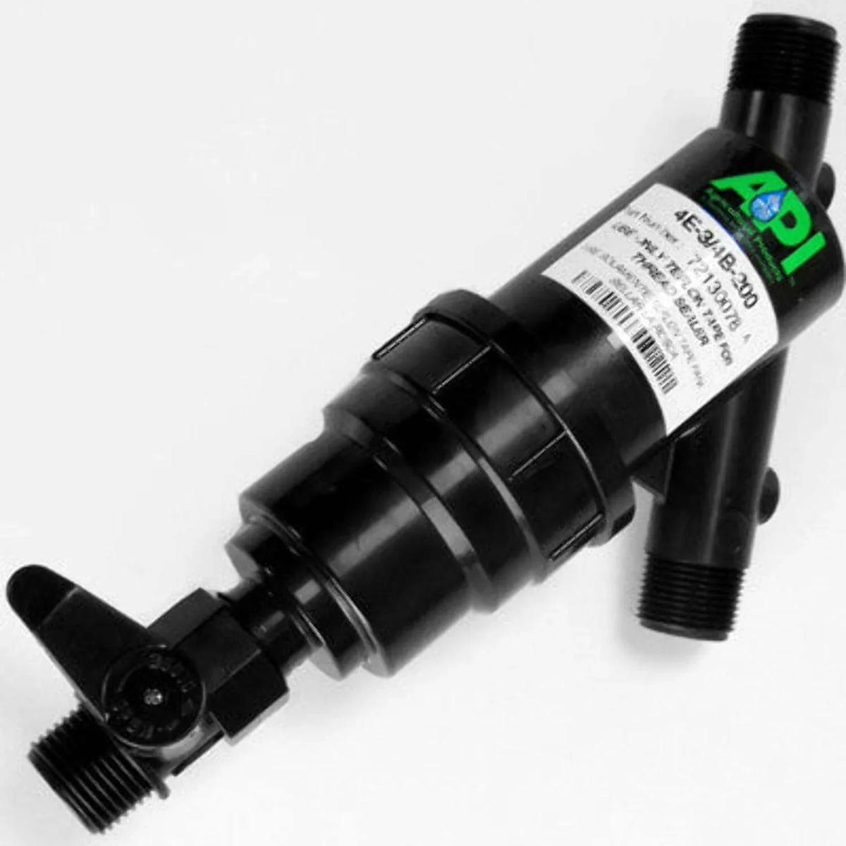 API Irrigation Filter with Flush Valve