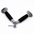 V Shaped Press DownBar, Strength Training Deluxe Single Double D Handle Tricep Rope, V-Shaped Rotating Straight Press Down Bar for Weight Workout, Cable Machine Accessories