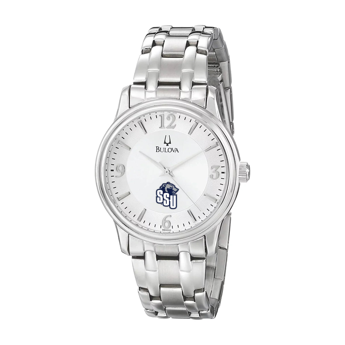 Men's Bulova  Silver Shawnee State Bears Stainless Steel Quartz Watch