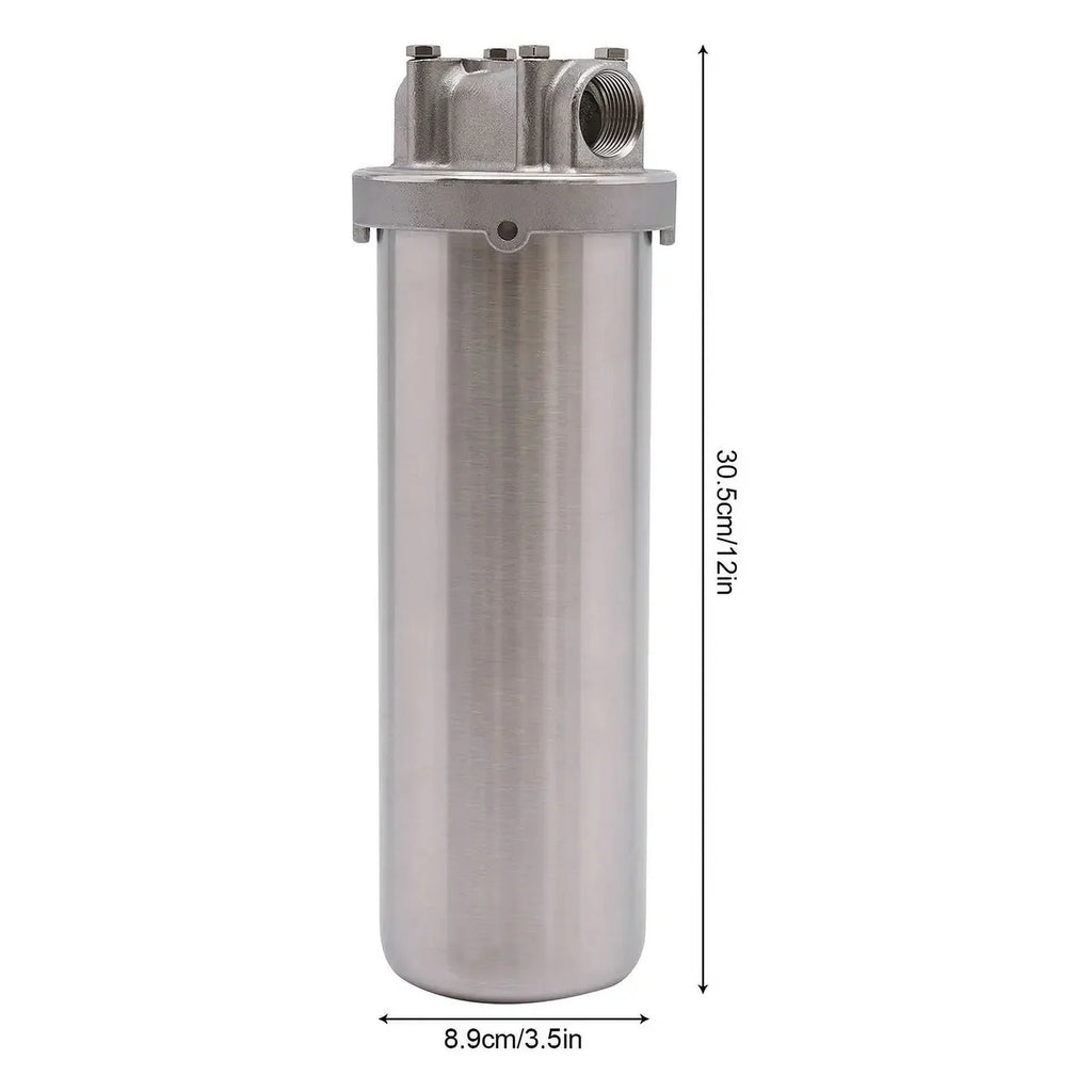 Stainless Steel moisture Filter Housing 10" Cartridges 3/4" R thread inlet & outlet