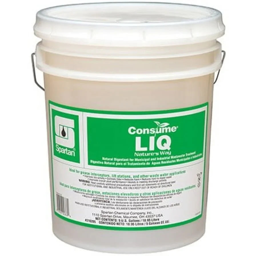Spartan Consume LIQ Liquid Wastewaster Treatment, 5 gl