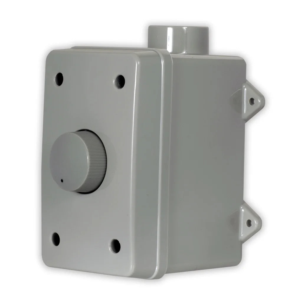 Theater Solutions OVCDG Outdoor Volume Controls Gray Weatherproof 3 Piece Set