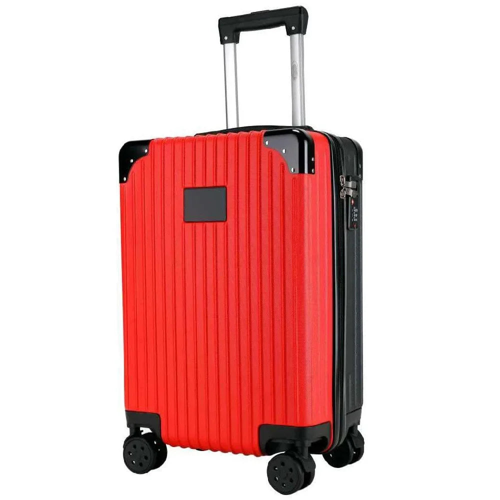 MOJO Red Stanford Cardinal Premium 21'' Carry-On Hardcase Luggage