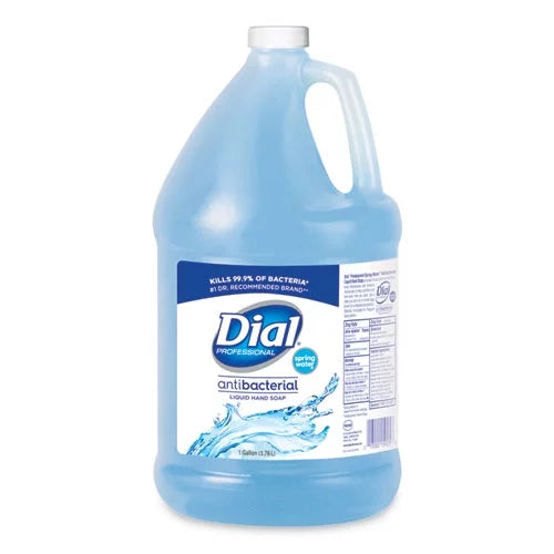 Antibacterial Liquid Hand Soap, Spring liquid, 1 Gal | Bundle of 5